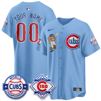 Chicago Cubs Clark Edition Vapor Limited Custom Jersey - Stitched