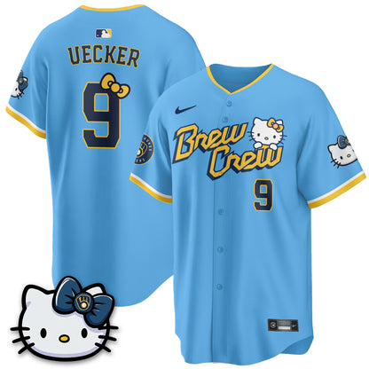 Milwaukee Brewers x Meow KT Vapor Jersey - Stitched N1