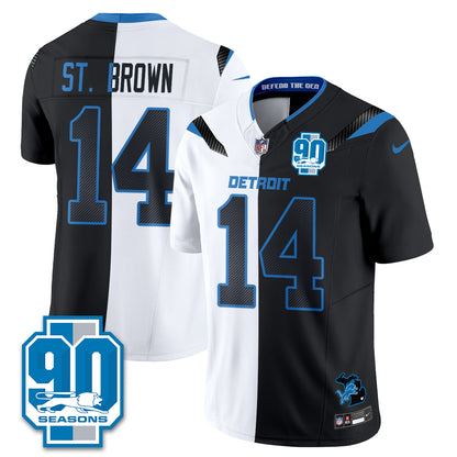 DET Rivalries Split Edition Vapor Jersey - Stitched