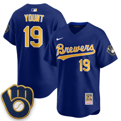 Milwaukee Brewers "Legacy Edition" Vapor Jersey - Stitched