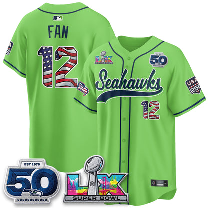 SEA SB LX Champs America Edition Vapor Baseball Jersey - Stitch