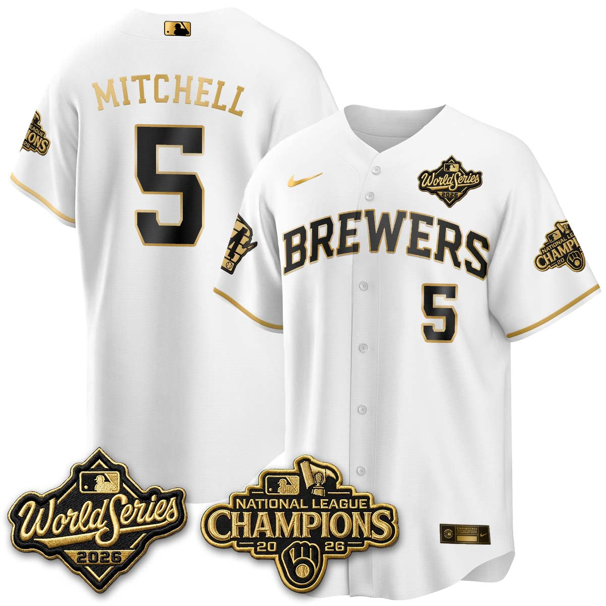 MIL 2026 NL Champions Vapor Jersey - Stitched n1