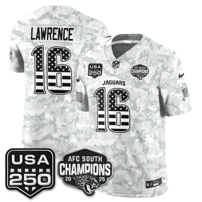 Jacksonville Jaguars 2026 Salute to Service Vapor Jersey - Stitched