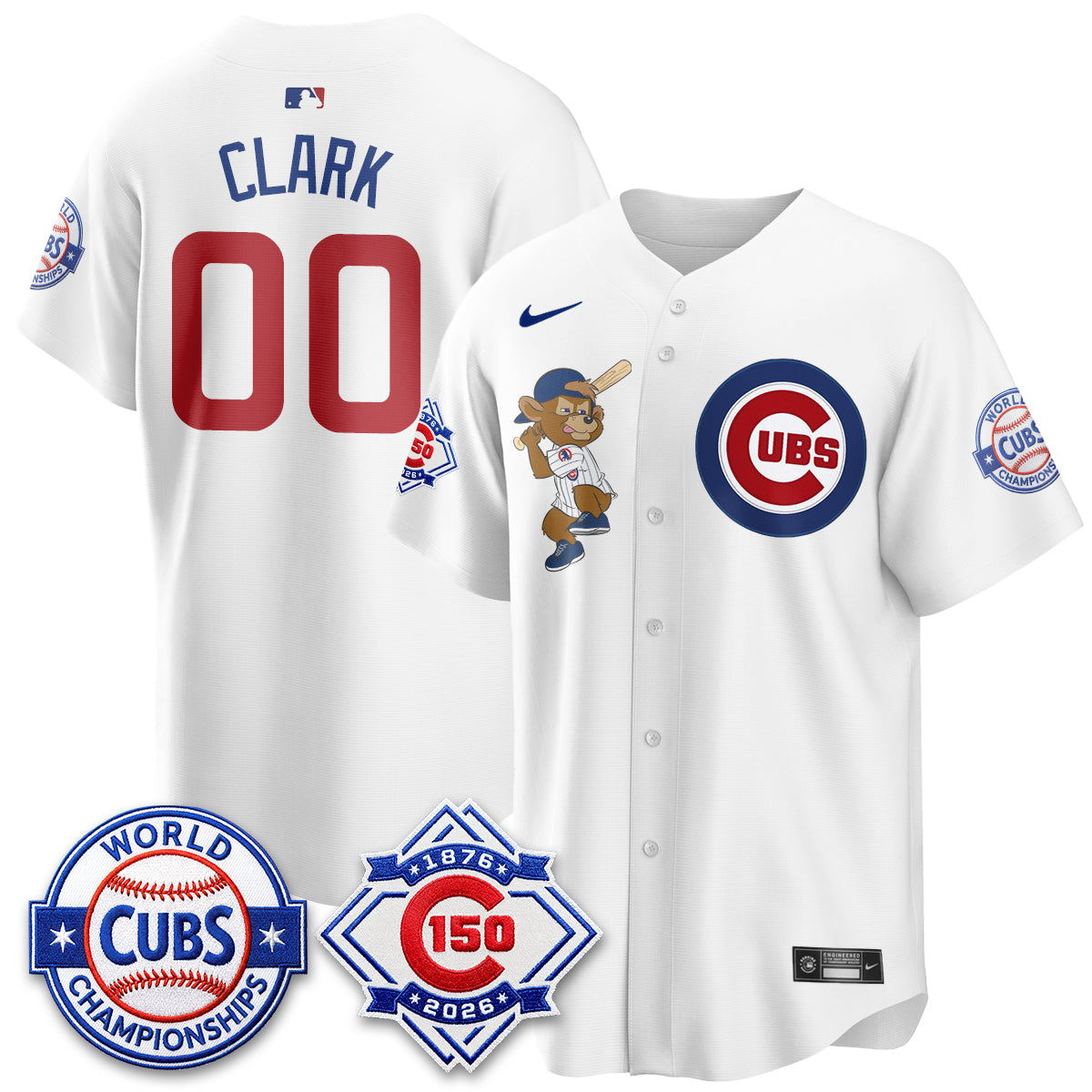 Chicago Cubs Clark Edition Vapor Limited Jersey - Stitched