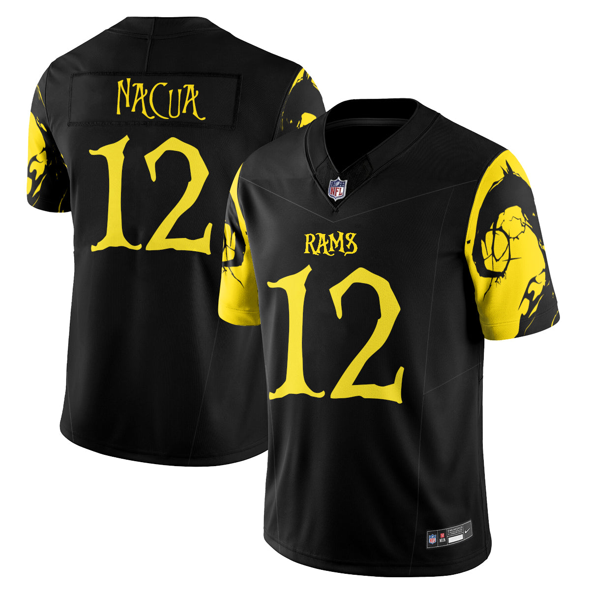 Los Angeles Rams x Nightmare Edition Vapor Jersey - Stitched