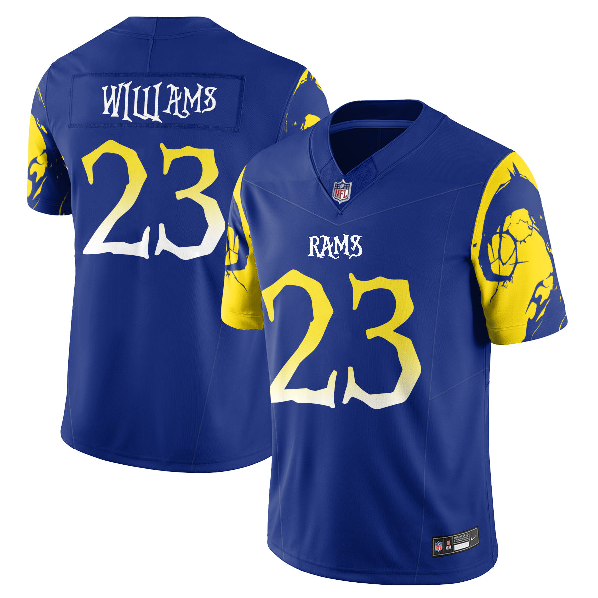 Los Angeles Rams x Nightmare Edition Vapor Jersey - Stitched