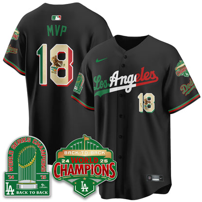 LAD Mexico Vapor Limited Jersey - 9x & B2B Champs - All Stitched