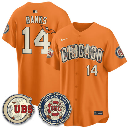 Chicago Cubs Halloween 2026 Vapor Limited Jersey - Stitched