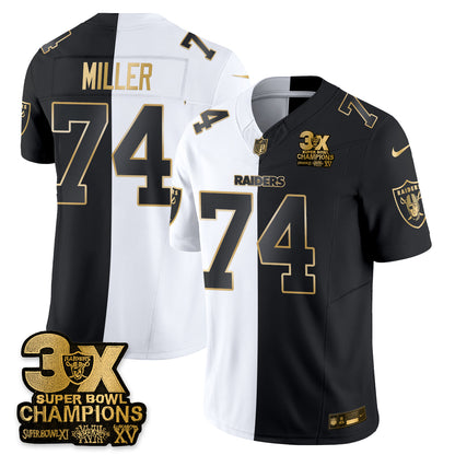 Las Vegas Raiders Split Edition Vapor Jersey - Stitched