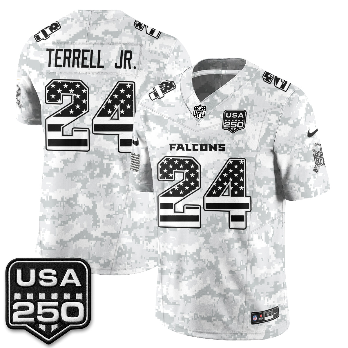 Atlanta Falcons 2026 Salute to Service Vapor Jersey - Stitched