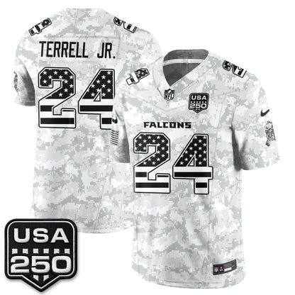 Atlanta Falcons 2026 Salute to Service Vapor Jersey - Stitched
