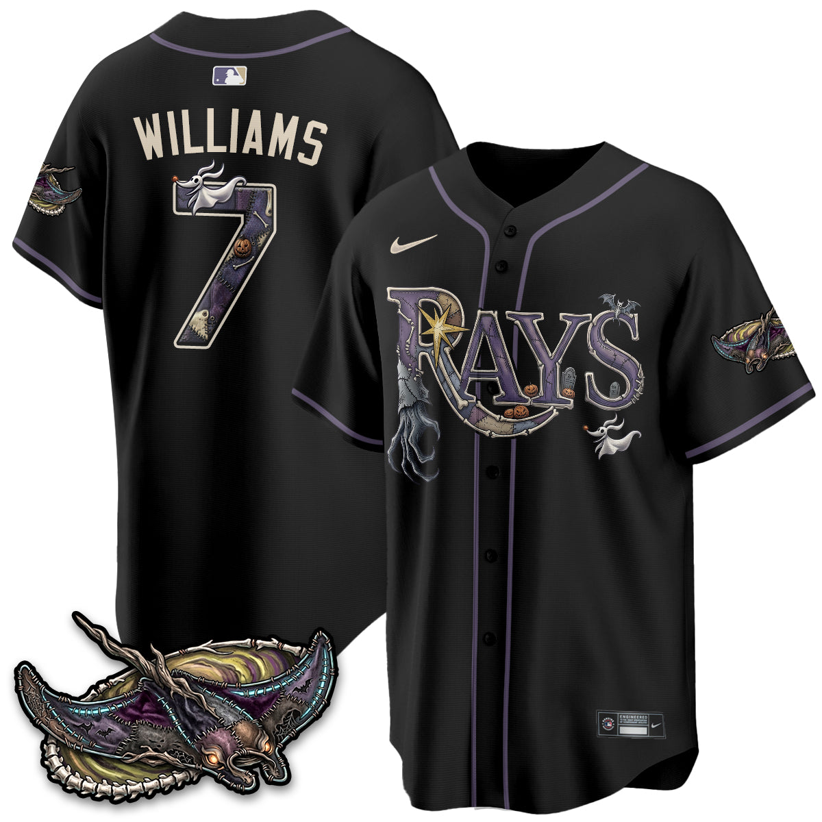 TB Nightmare Edition Vapor Jersey - Stitched