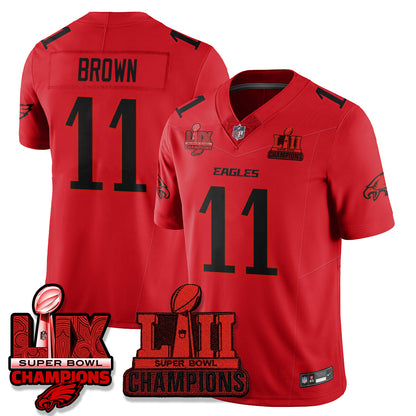 Philadelphia Eagles Dark Side Edition Vapor Jersey - Stitched