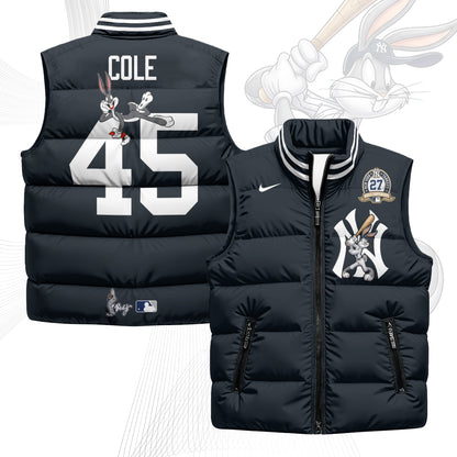New York Yankees Edition Unisex Puffer Vest - Printed