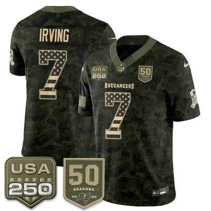 Tampa Bay Buccaneers 2026 Salute to Service Edition Vapor Jersey - Stitched