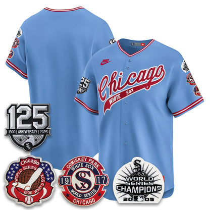 CWS 125th Anniversary - W.S Champions Edition Vapor Jersey - Stitched