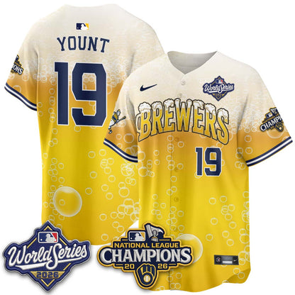 MIL "Pitcher & Pint" 2026 NL Champions Vapor Jersey - Stitched