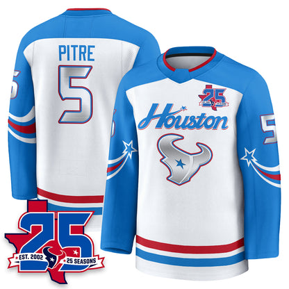 Houston Texans 2026 Rivalries Hockey Jersey - Printed