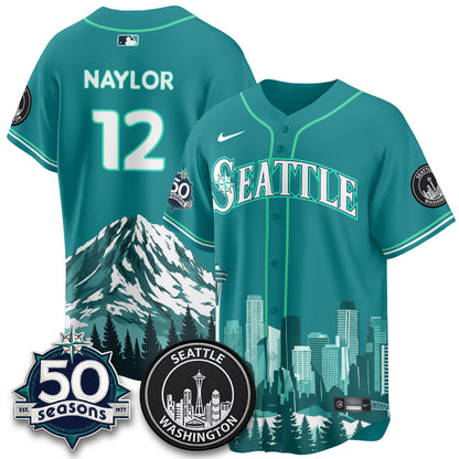Seattle Mariners City Edition Vapor Jersey - Printed