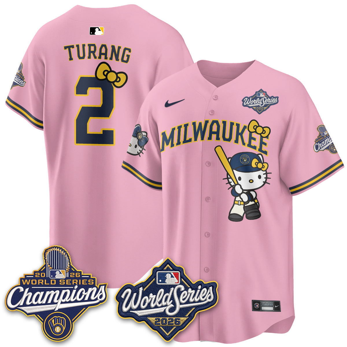 MIL 2026 WS Champions x Meow KT Vapor Jersey - Stitched