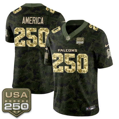 Atlanta Falcons 2026 Salute to Service Vapor Jersey - Stitched