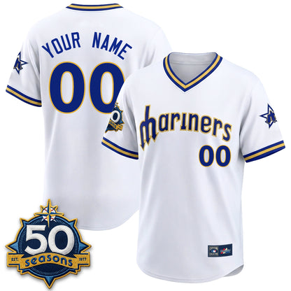 Seattle Mariners "Legacy Edition" Vapor Custom Jersey - Stitched