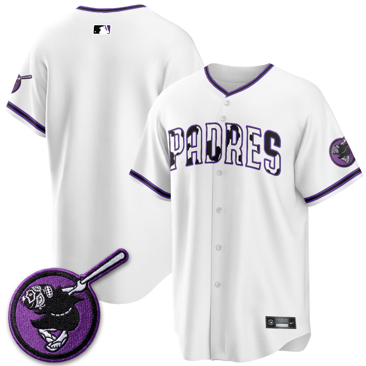 San Diego Padres x King of the Luchadores Vapor Jersey - Stitched