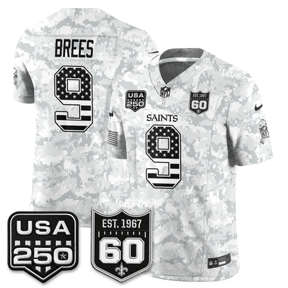 New Orleans Saints 2026 Salute to Service Vapor Jersey - Stitched