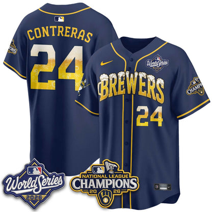MIL "Pitcher & Pint" 2026 NL Champions Vapor Jersey - Stitched