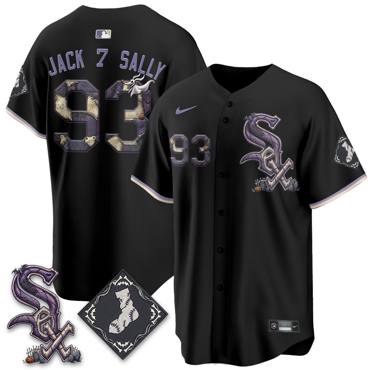 Chicago White Sox Nightmare Edition Vapor Jersey - Stitched