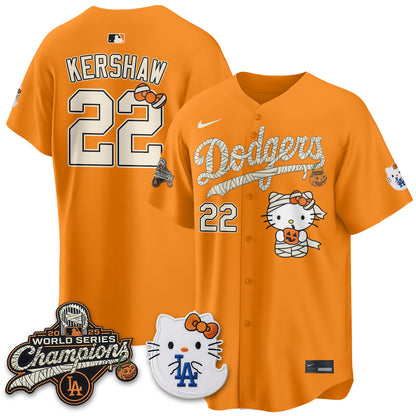 Los Angeles Dodgers Halloween 2026 Vapor Jersey V2- Stitched