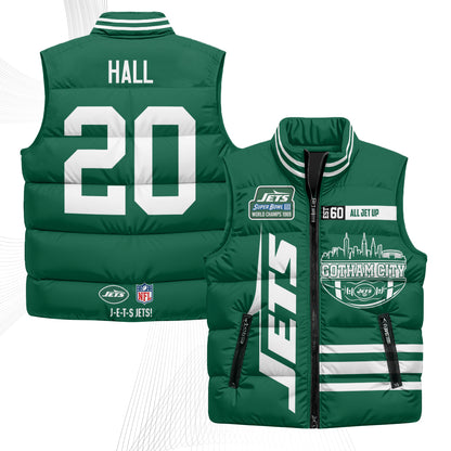 NYJ Gotham City Puffer Vest - Printed