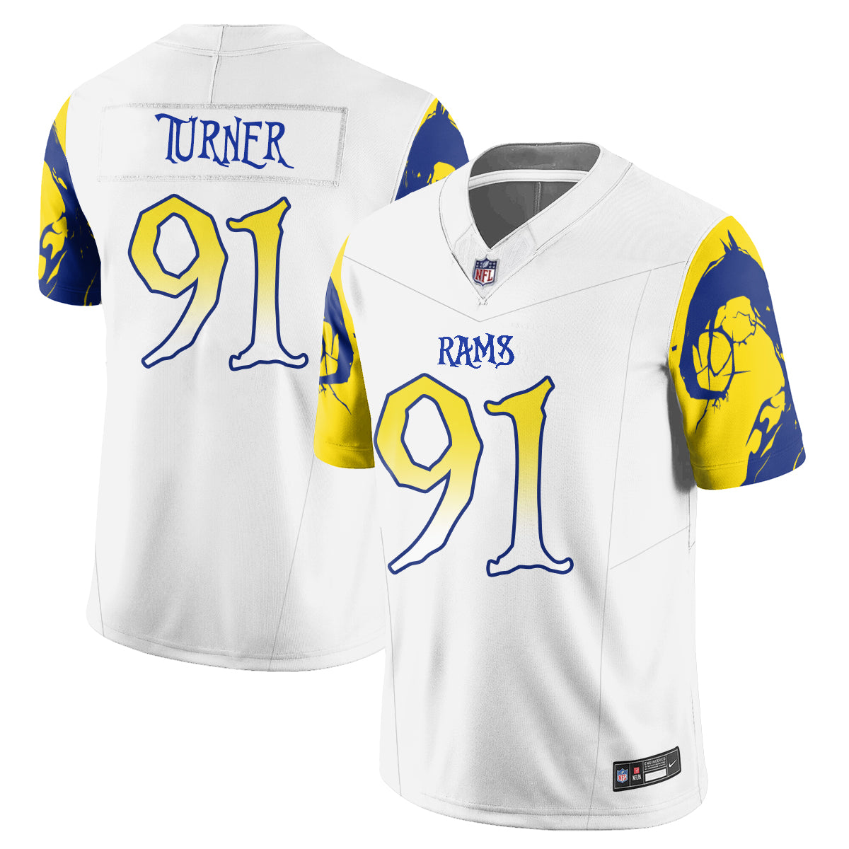 Los Angeles Rams x Nightmare Edition Vapor Jersey - Stitched