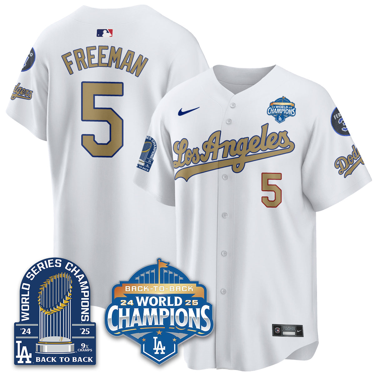 LAD Alternate  Vapor Limited Jersey - 9x Champs - All Stitched