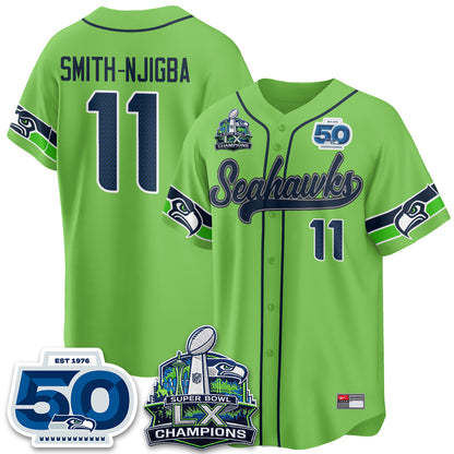 SEA SB LX Champs Vapor Baseball Jersey - Stitch