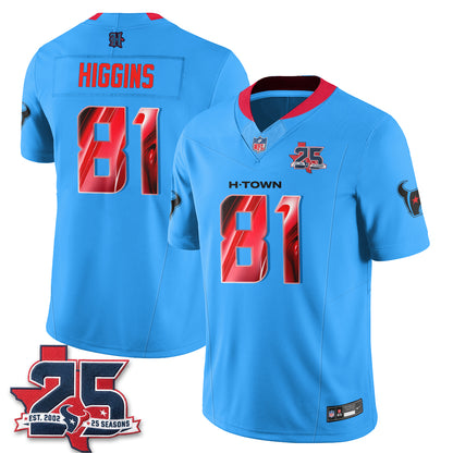 HOU Fangear Edition Vapor Jersey - Stitched