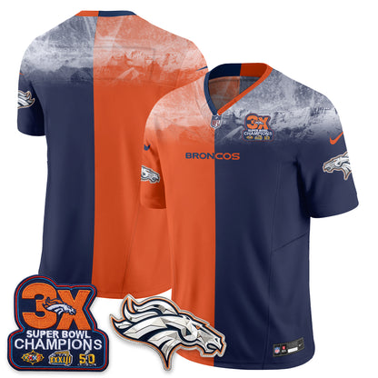 DEN Mile High Split Edition Vapor Jersey - Stitched