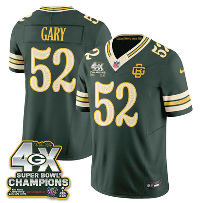 GB 2026 Rivalries 4X Champs Vapor Jersey - Stitched