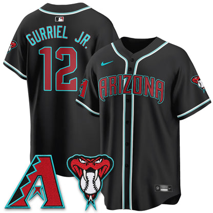 ARI Black Out Style Vapor Premier Limited Jersey - All Stitched