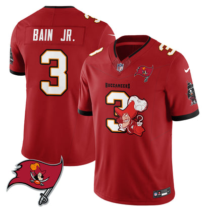 Tampa Bay Buccaneers x Red Coat Captain Edition Vapor Jersey - Stitched