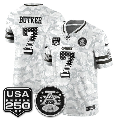 Kansas City Chiefs 2026 Salute to Service Vapor Jersey - Stitched