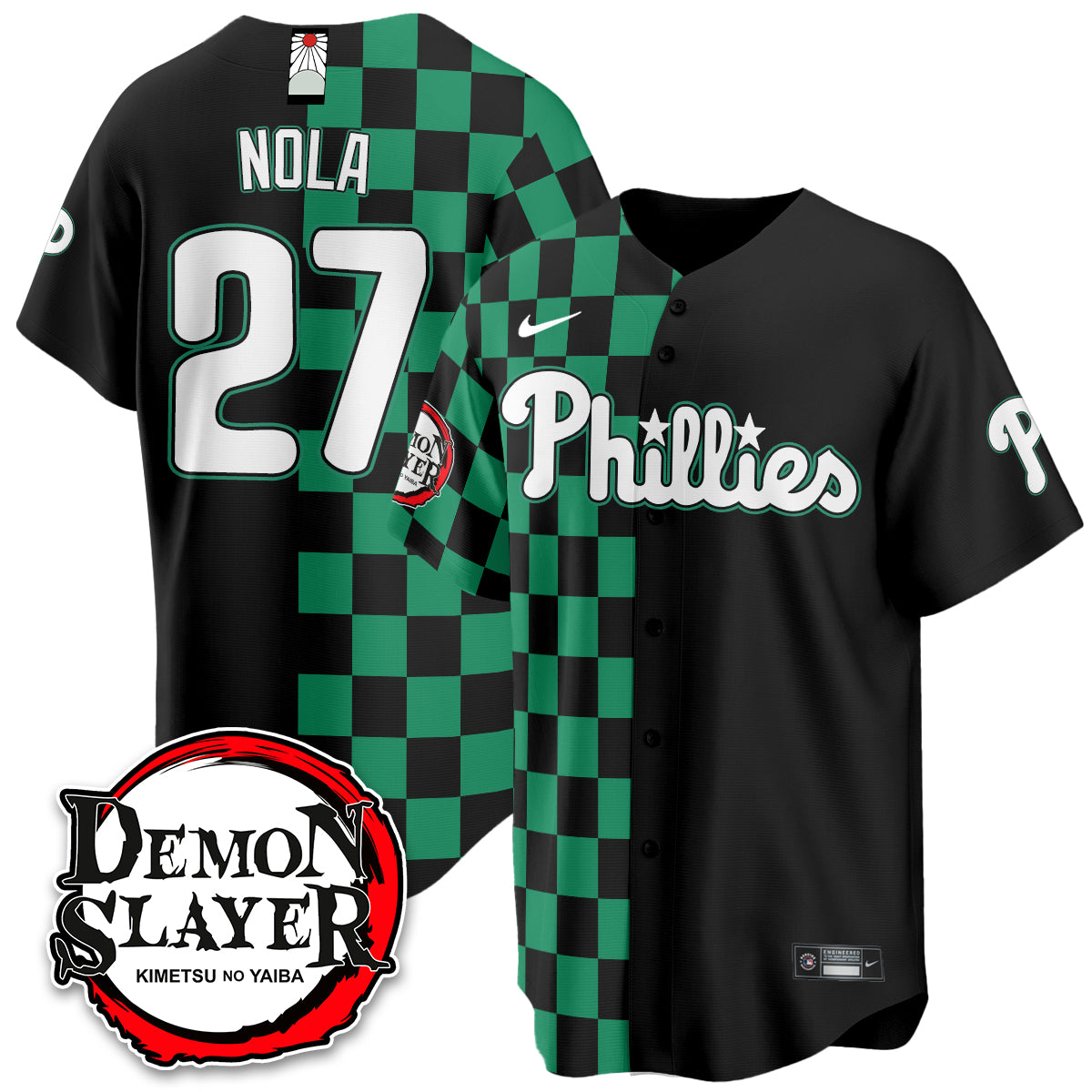 Philadelphia Phillies Demon Slayer Vapor Limited Jersey - Stitched