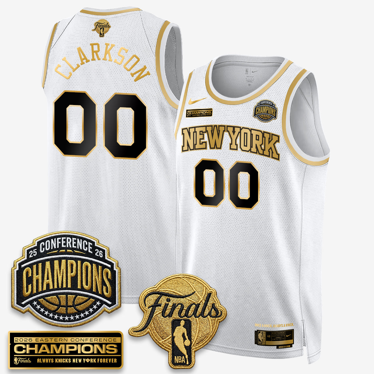 NYK 2026 NBA Eastern Conference Champions Vapor Jersey - Stitched n6