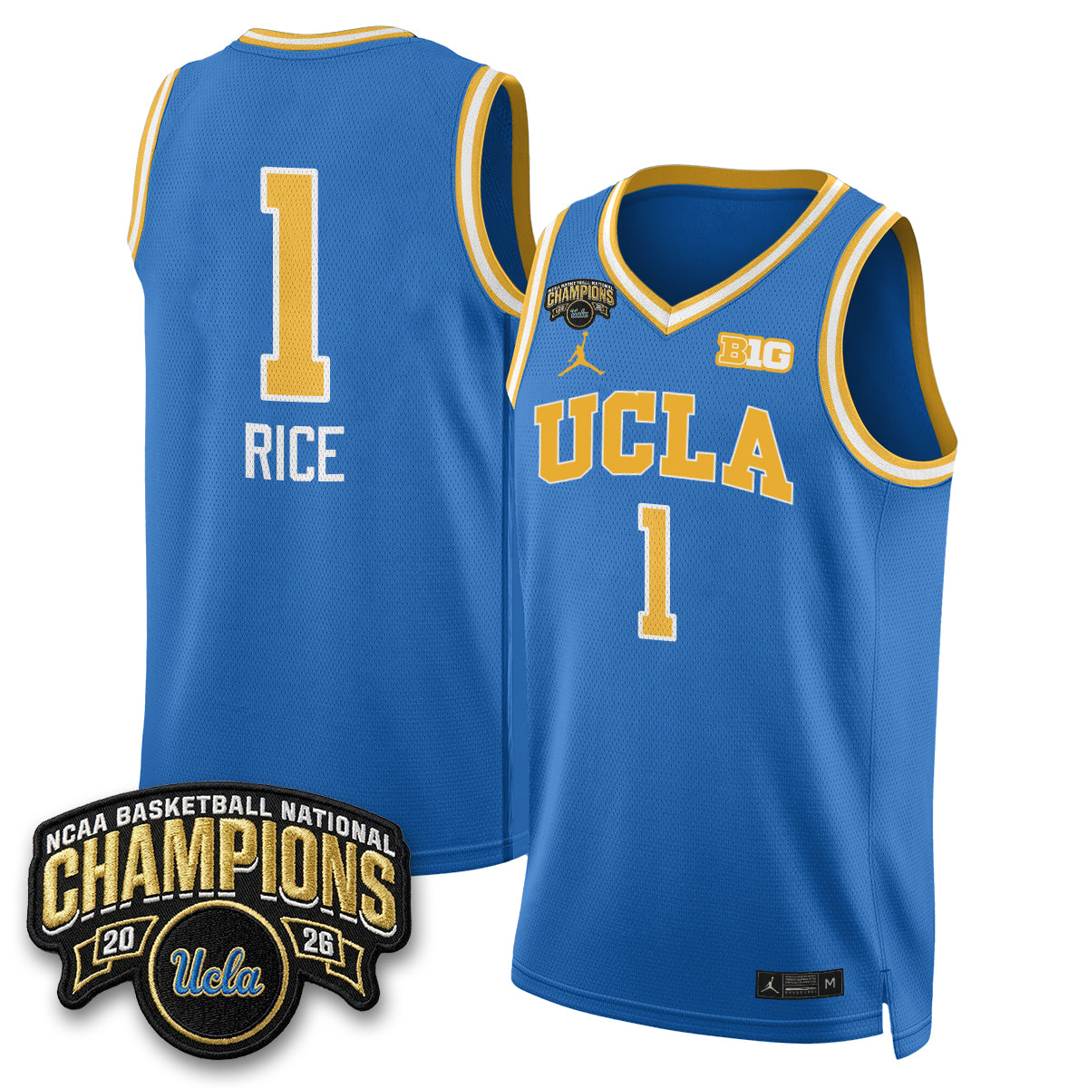 UCLA Women's Basketball Champion 2026 Limited Jersey -  All Stitched