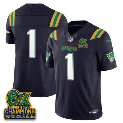 New England Patriots Irish Edition Vapor Jersey - Stitched
