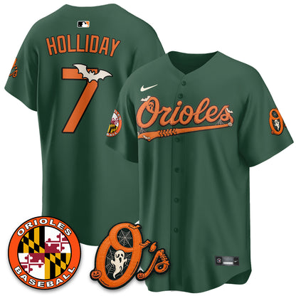 Baltimore Orioles Halloween 2026 Vapor Limited Jersey - Stitched