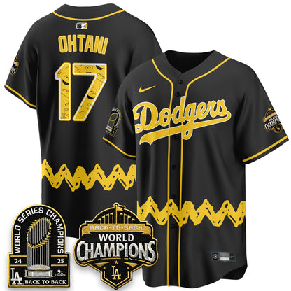 Los Angeles Dodgers x P-nuts Style Vapor Jersey - Stitched