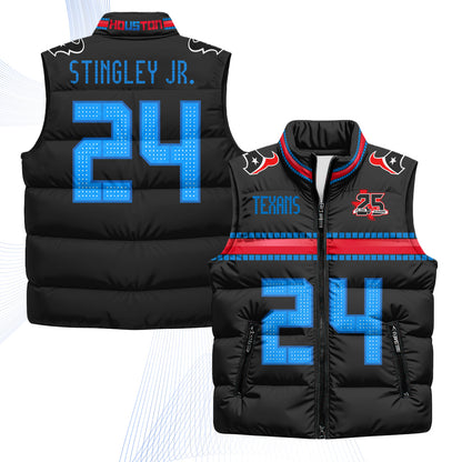 Houston Texans 2026 Rivalries Puffer Vest - Printed
