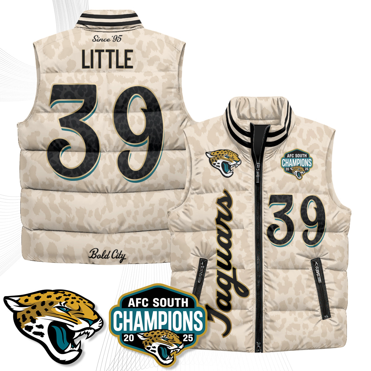DET 2026 Rivalries Puffer Vest - Printed