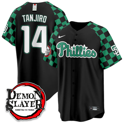 Philadelphia Phillies Demon Slayer Vapor Limited Jersey - Stitched